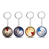 The Avengers Iron Man Mask Metal Keychain