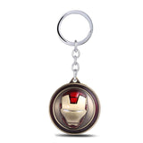 The Avengers Iron Man Mask Metal Keychain