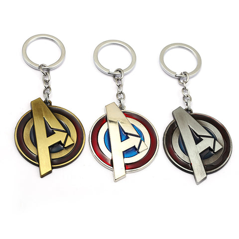 The Avengers Keychain Letter A