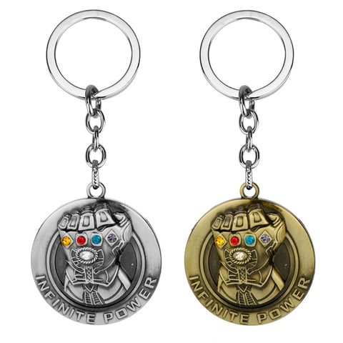 Marvel Avengers Infinity War Thanos Infinity Gauntlet Keychain