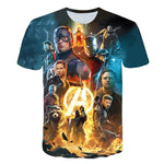 Marvel The Avengers Endgame 3D print T-shirt