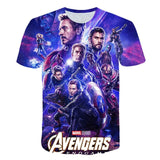 Marvel The Avengers Endgame 3D print T-shirt