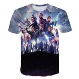 Marvel The Avengers Endgame 3D print T-shirt