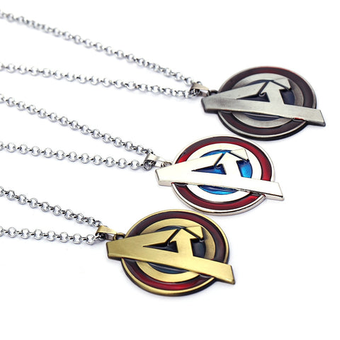 The Avengers Necklace Letter A