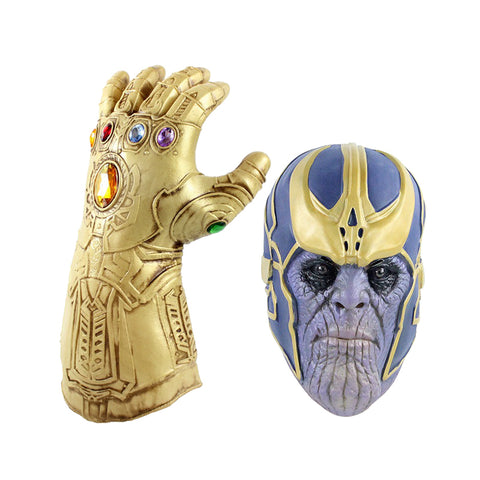 Avengers 4 Endgame Thanos Gauntlet Gloves Mask