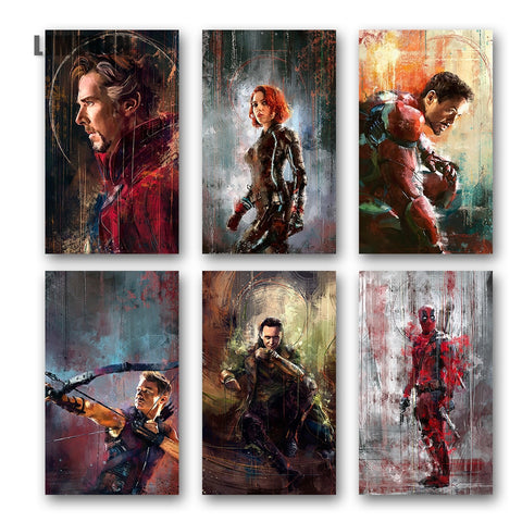 The Avengers Movie Stars Wall Poster
