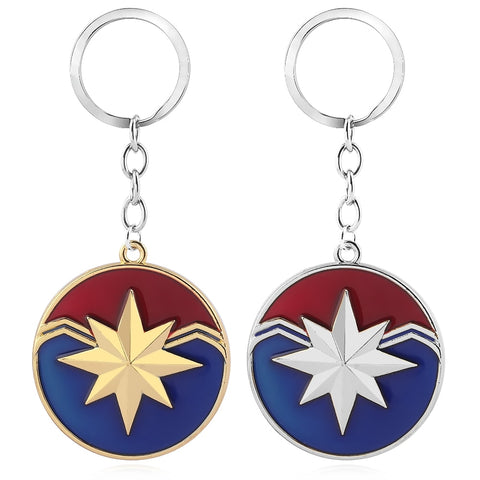 The Avengers Captain Marvel Logo Keychain