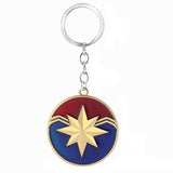 The Avengers Captain Marvel Logo Keychain