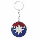 The Avengers Captain Marvel Logo Keychain