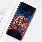 Marvel Avengers Black Silicone Soft Case for Samsung Galaxy
