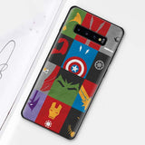 Marvel Avengers Black Silicone Soft Case for Samsung Galaxy