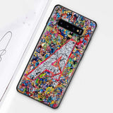 Marvel Avengers Black Silicone Soft Case for Samsung Galaxy