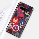Marvel Avengers Black Silicone Soft Case for Samsung Galaxy