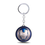 The Avengers Iron Man Mask Metal Keychain