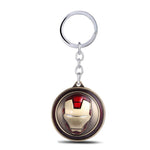 The Avengers Iron Man Mask Metal Keychain